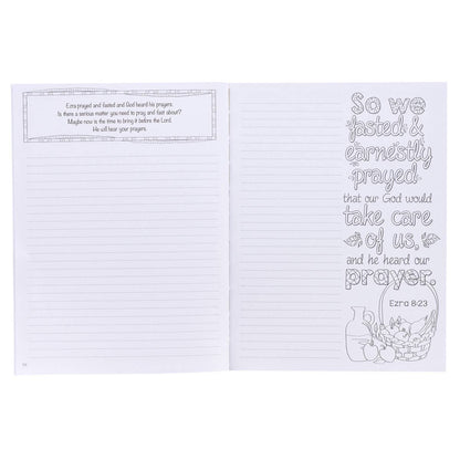 My Coloring Prayer Journal | Guided Christian Prayer Journal with Scripture Coloring Pages