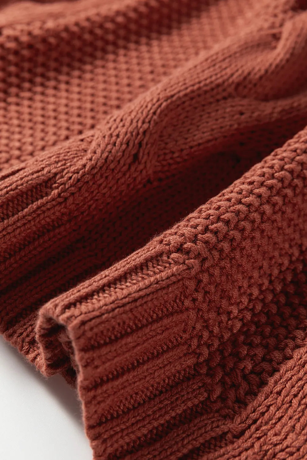 ~PREORDER~ Redwood Cozy Cable Knit Slouchy Sweater ~PREORDER~