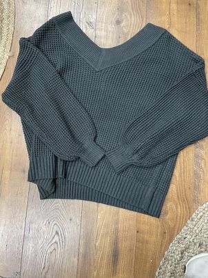 A Lil' sassy V - Neck Sweater