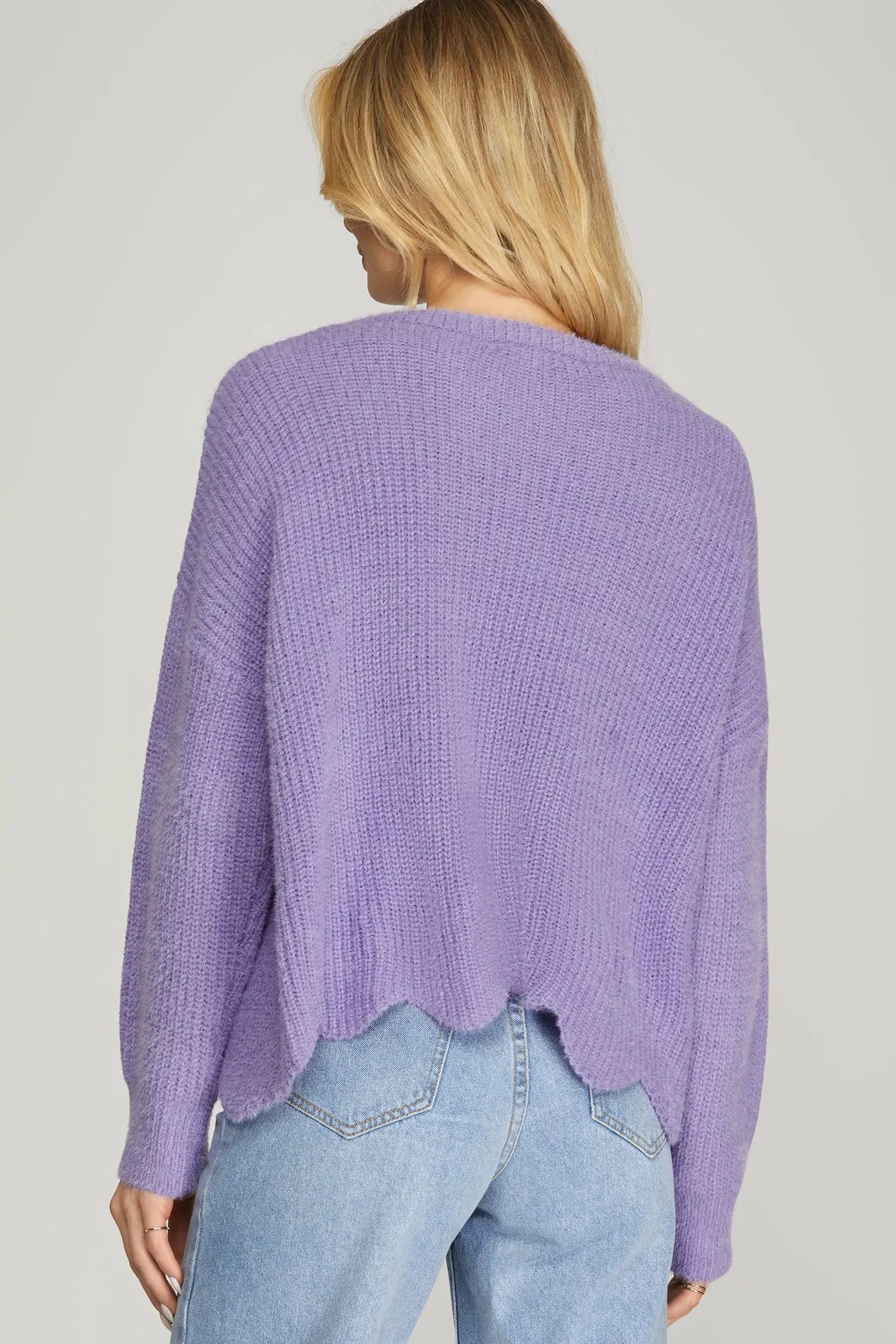 Lavender Daydream Knit Sweater