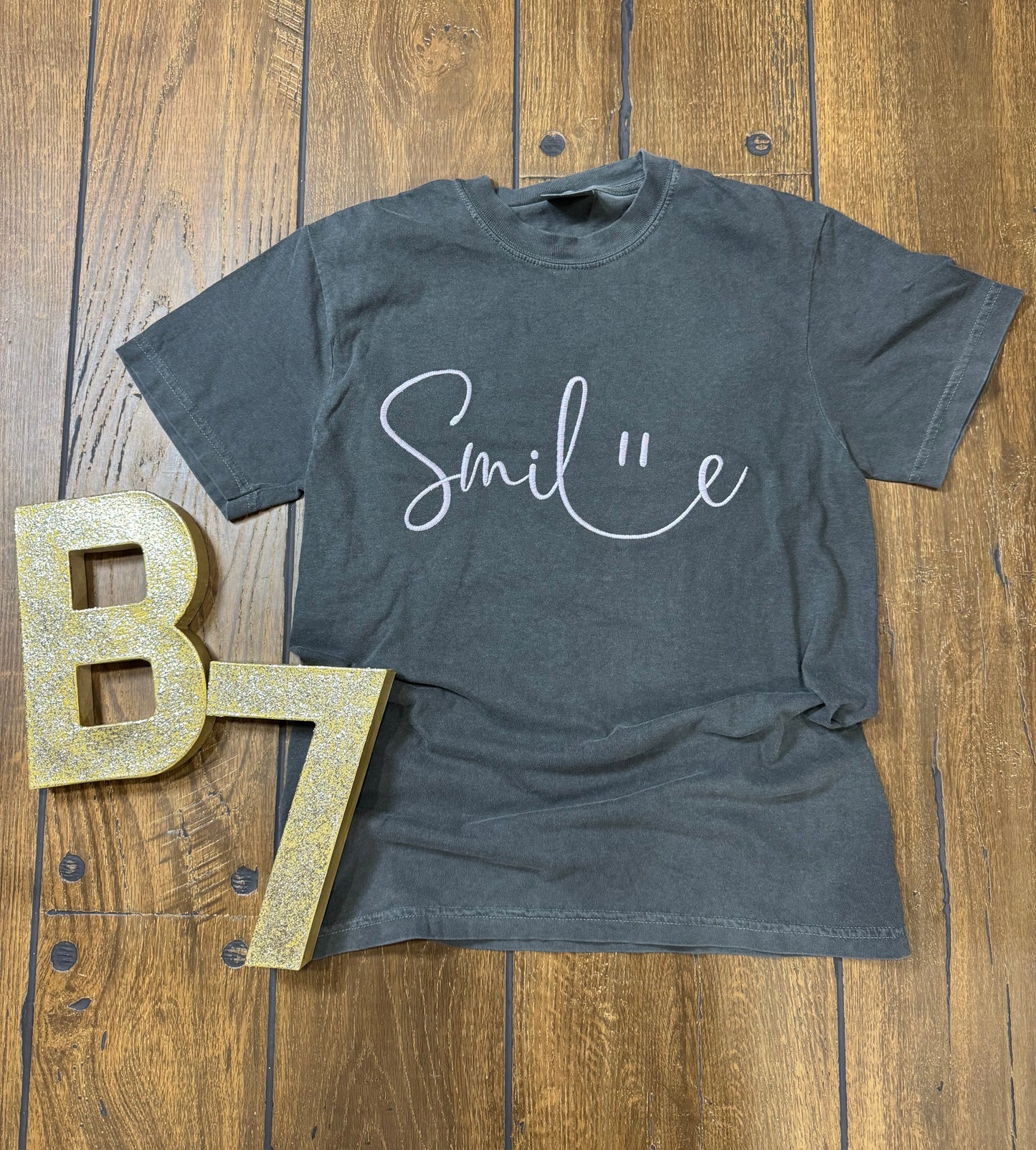 Custom Embroidered Tee Shirt – Personalized Graphic Tee by B7 Boutique