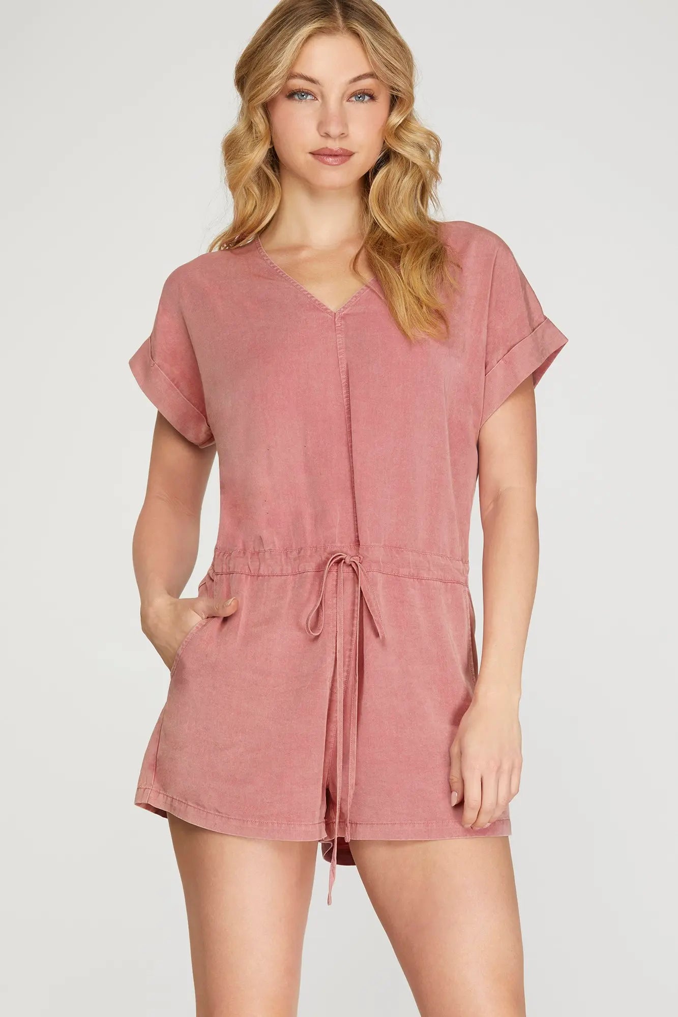 Easy Breezey Drawstring Romper