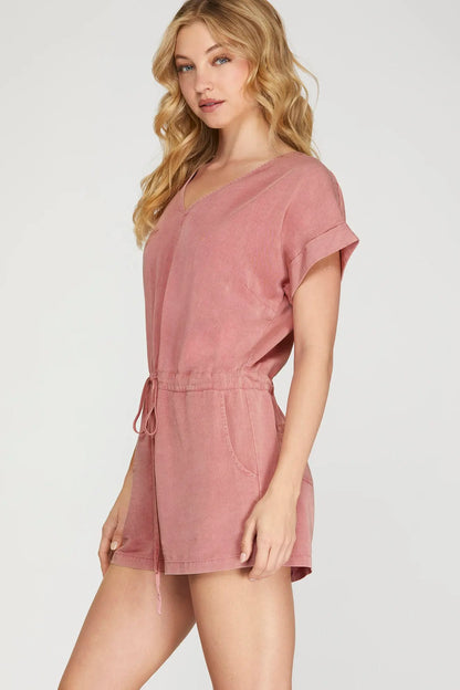 Easy Breezey Drawstring Romper
