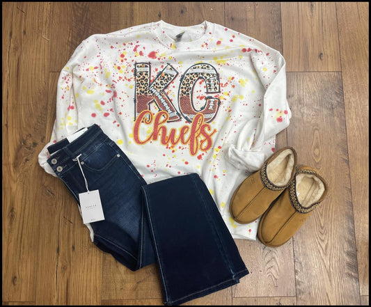 KC Sparkle Splatter Shirts