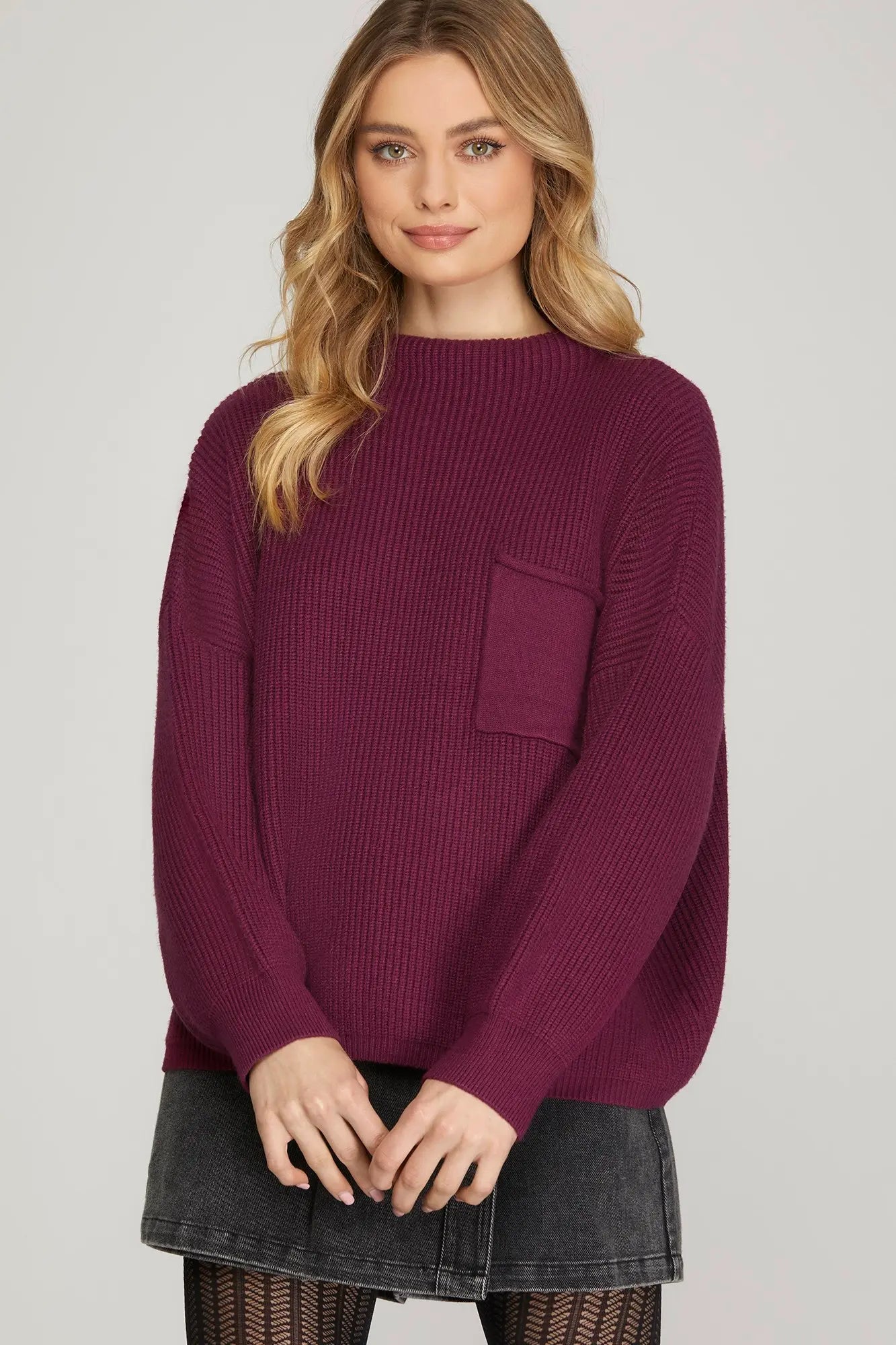 Pocketful of Cozy Knit Sweater