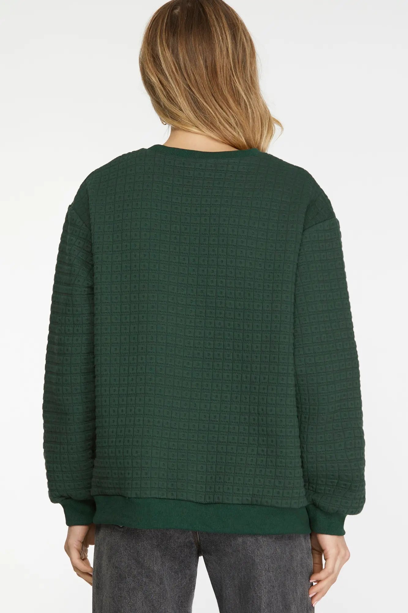 Evergreen Comfort Textured Pullover