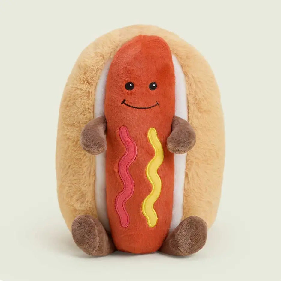 Warmies Hot Dog Plush | Large 13" Microwavable Lavender-Scented Stuffed Animal