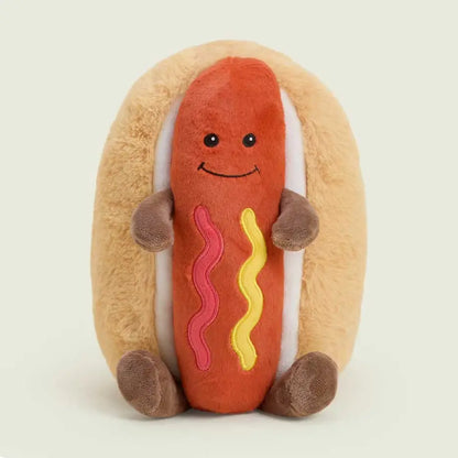 Warmies Hot Dog Plush | Large 13" Microwavable Lavender-Scented Stuffed Animal