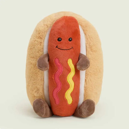 Warmies Hot Dog Plush | Large 13" Microwavable Lavender-Scented Stuffed Animal