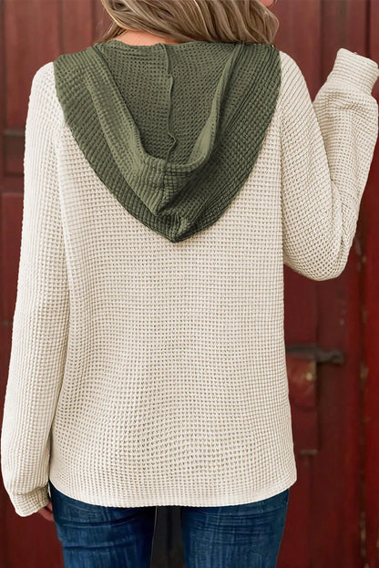 ~PREORDER~ Olive You More Waffle Knit Hooded Pullover ~PREORDER~