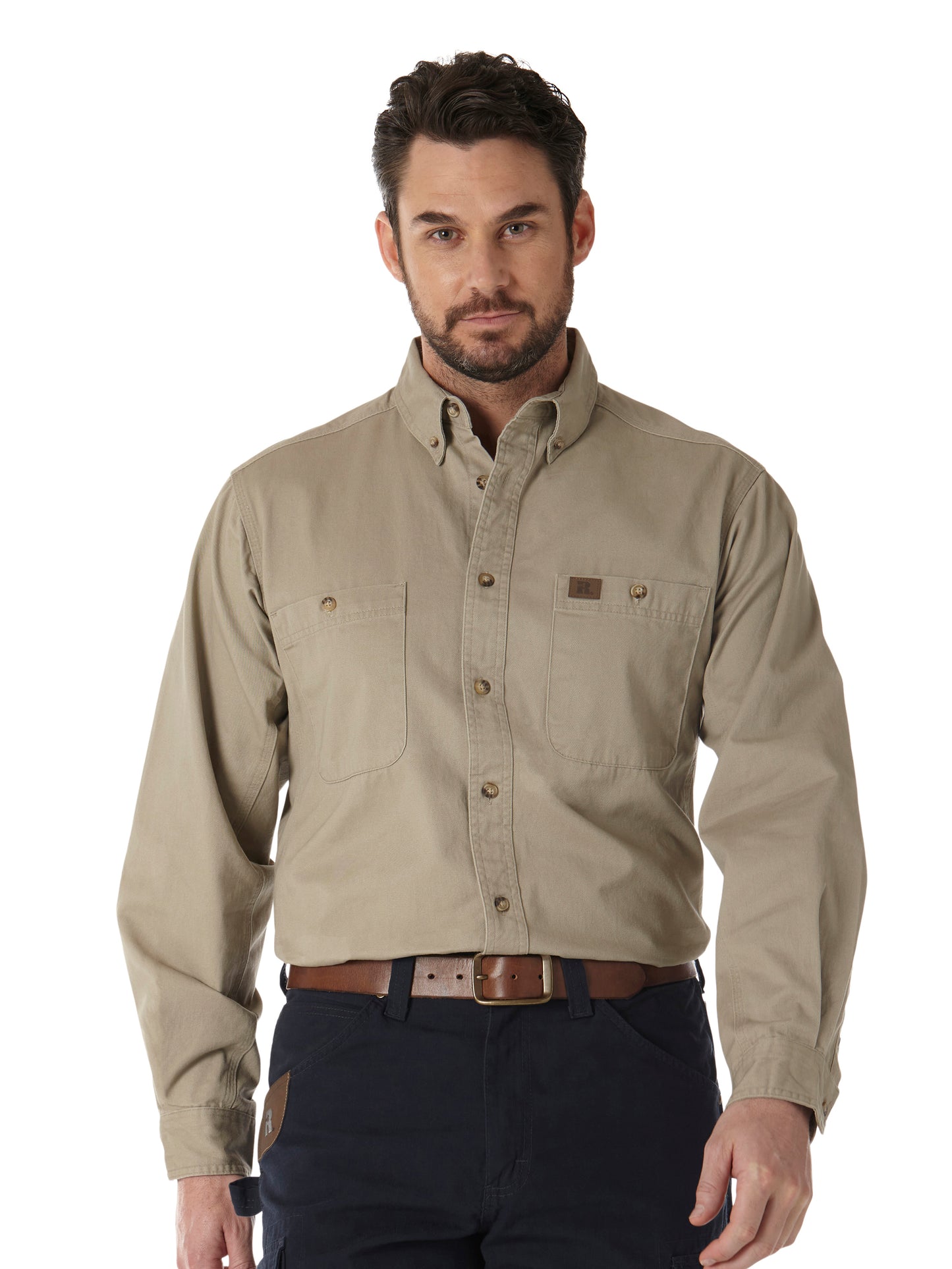 3W501KH - Wrangler RIGGS WORKWEAR® Twill Work Shirt - KhakI