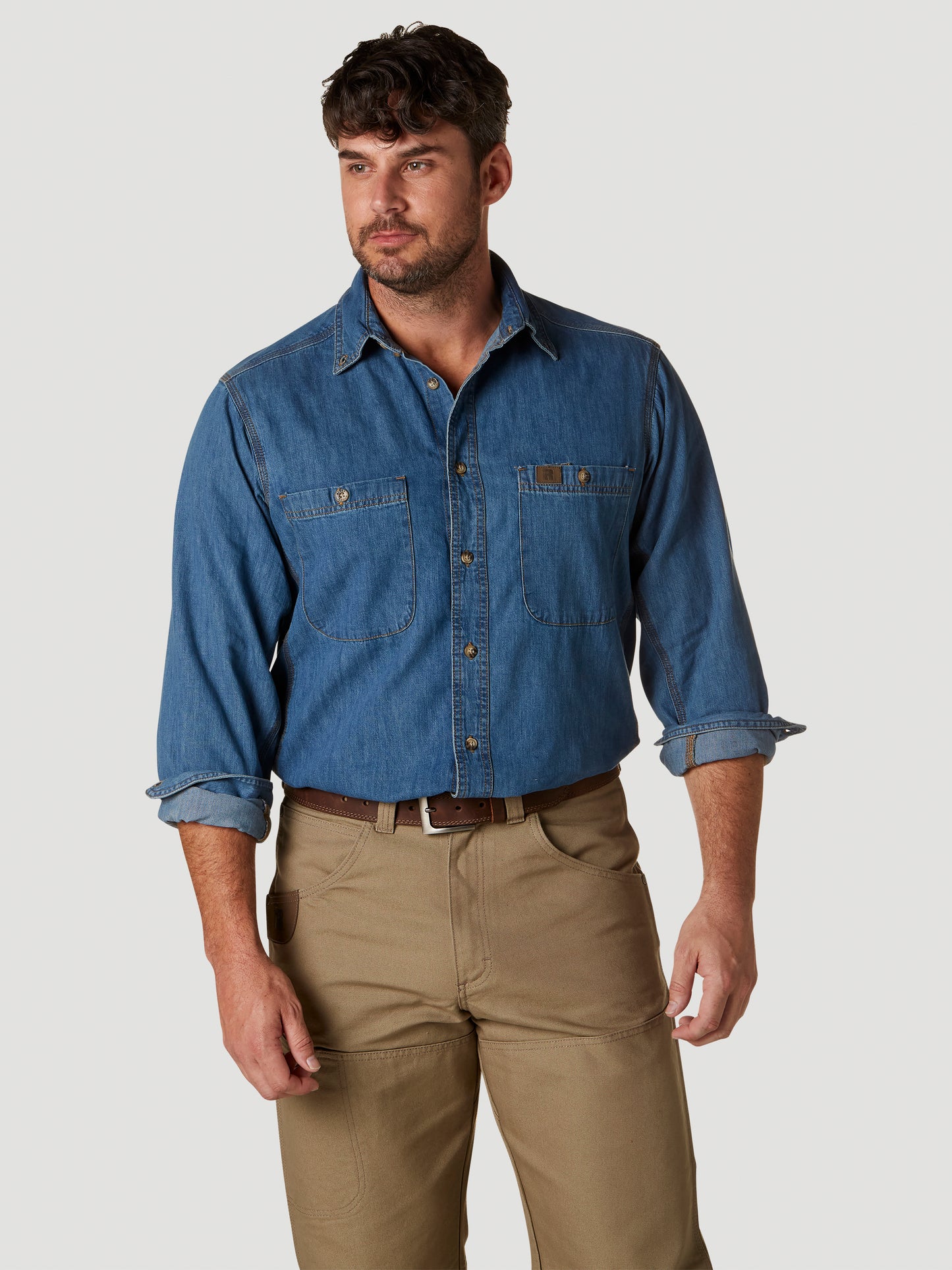 3W510AN - Wrangler RIGGS WORKWEAR® Denim Work Shirt