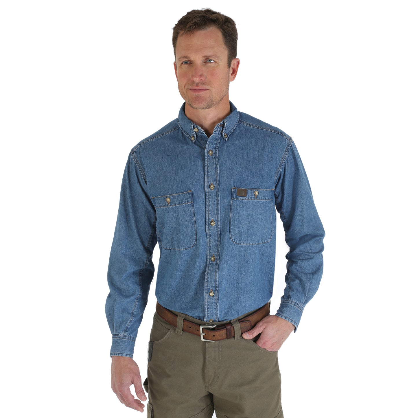 3W510AN - Wrangler RIGGS WORKWEAR® Denim Work Shirt