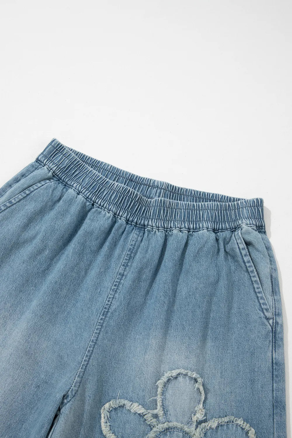 ~PREORDER~ Daisy Days Frayed Floral Wide Leg Jeans ~PREORDER~
