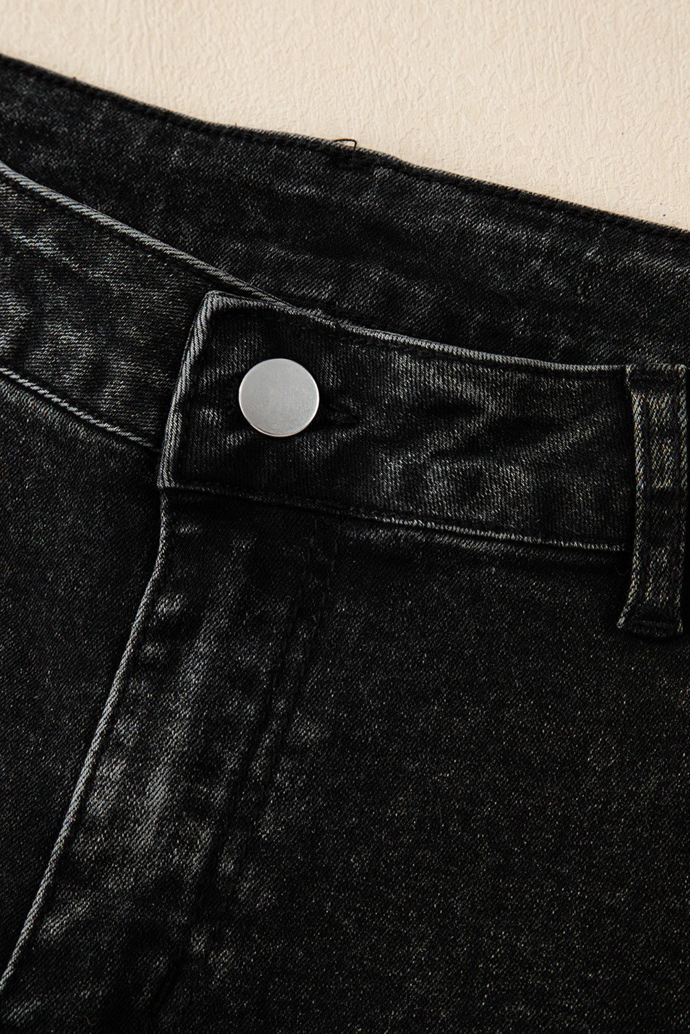 ~PREORDER ~ Pleated Wide Leg Mineral Wash Denim Pants ~PREORDER ~