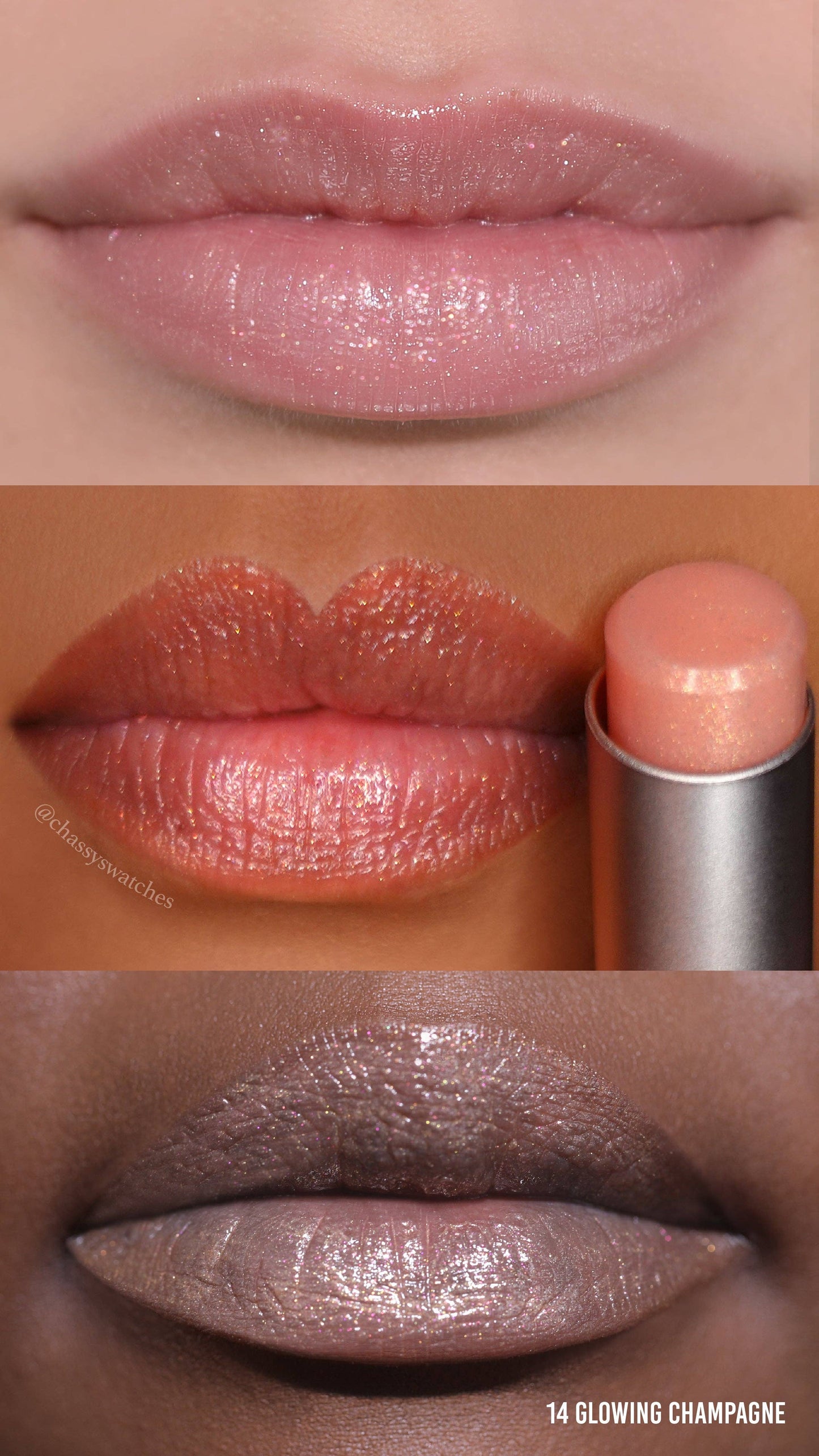 Signature Lipstick Glowing Champagne