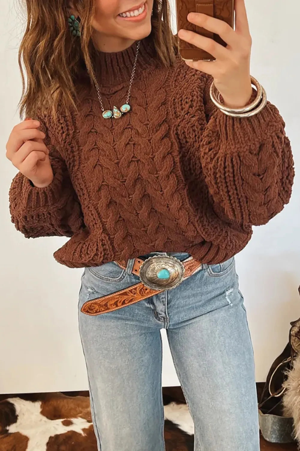 ~PREORDER~ Cocoa Cozy Cable Knit Sweater ~PREORDER~