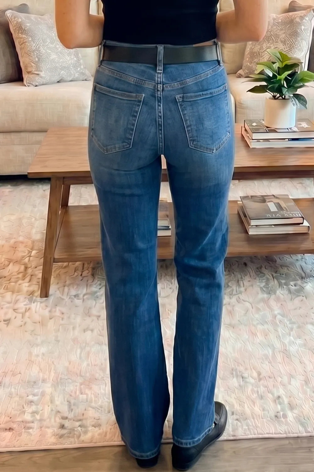 Midnight Avenue Wide Leg Jeans