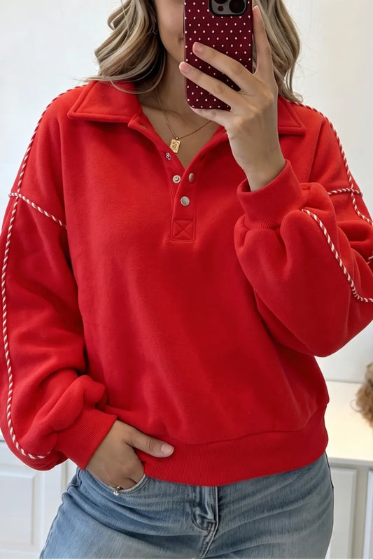 ~PREORDER~ Candy Cane Lane Snap Pullover ~PREORDER~
