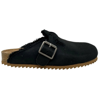 Iris Braided Mule | Very G Slip-On Buckle Clog