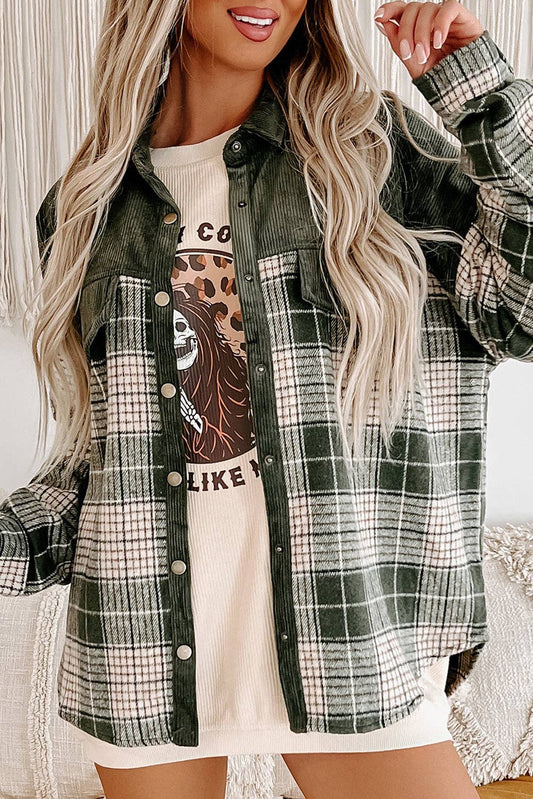 Colorblock Buttons Ladies Jackets & Cardigans – B7 Boutique