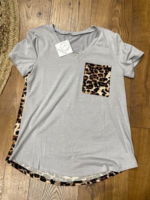 Party in the Back Leopard Tee