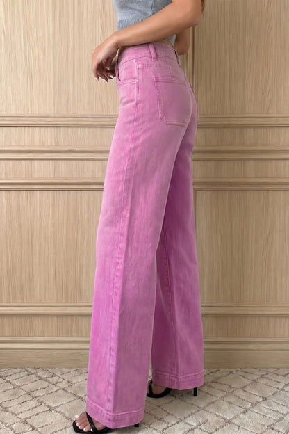 ~PREORDER~ Bonbon Double Button Wide Leg Jeans ~PREORDER~
