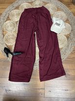 Flowy Wine Pants