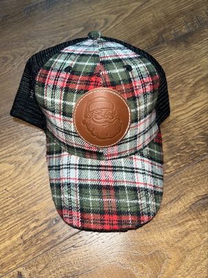 Santa Plaid Hat