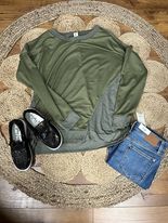 Inside Out Olive Top