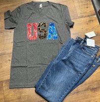 USA Sparkly Tee