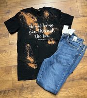 Bleached "Through the fire" tee