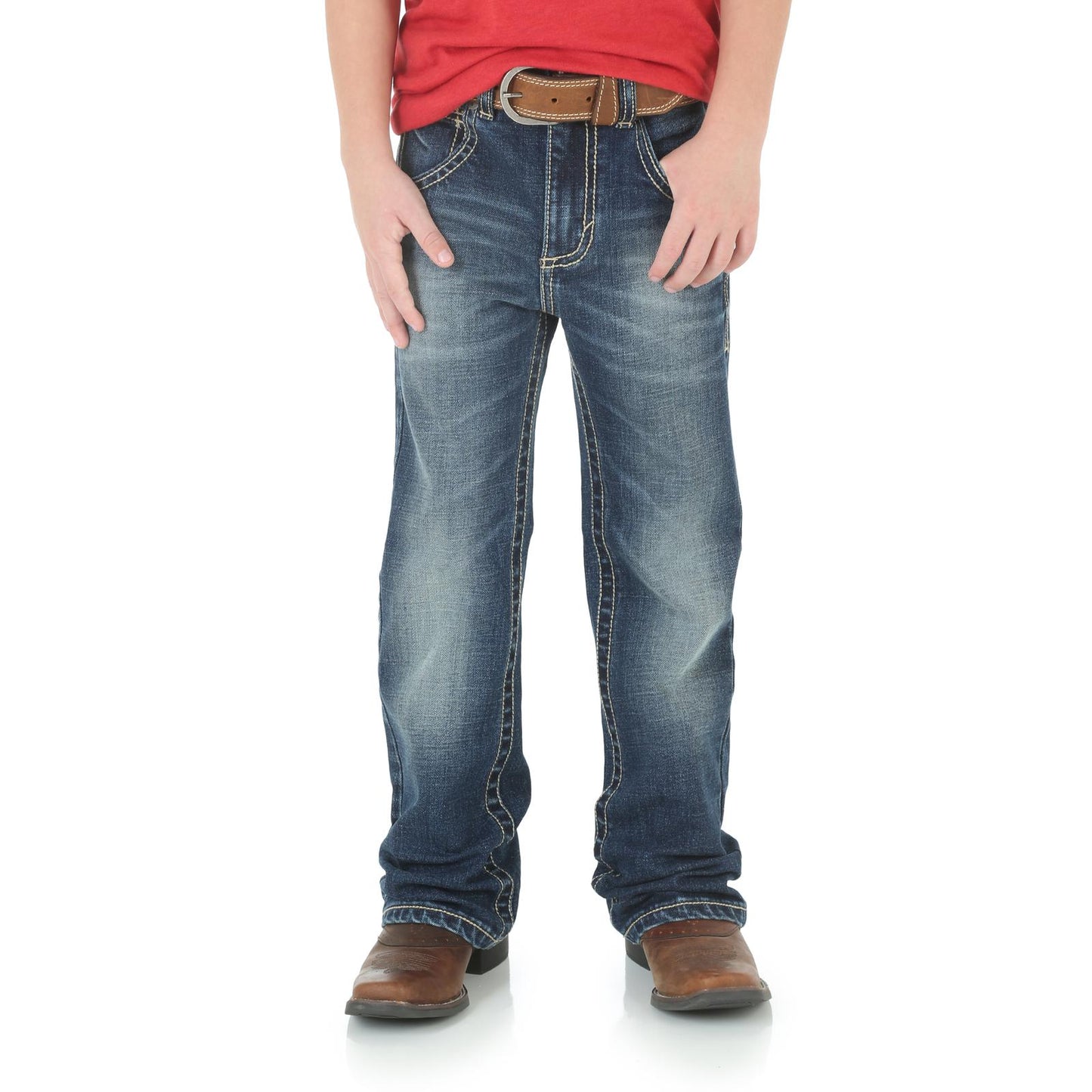 Boy's Wrangler® 20X® Vintage Bootcut Slim Fit Jean