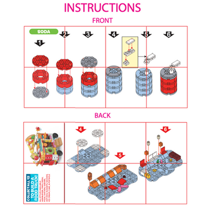 Micro Block Fast Food Set