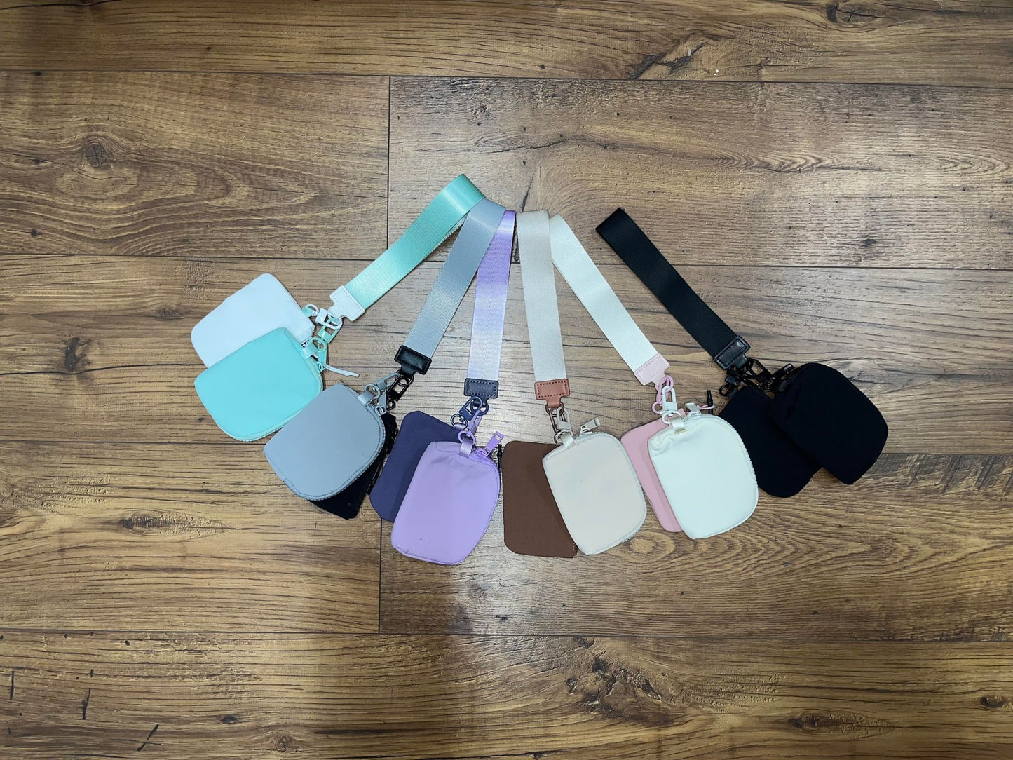 2 Pouch Colorblock Wristlet