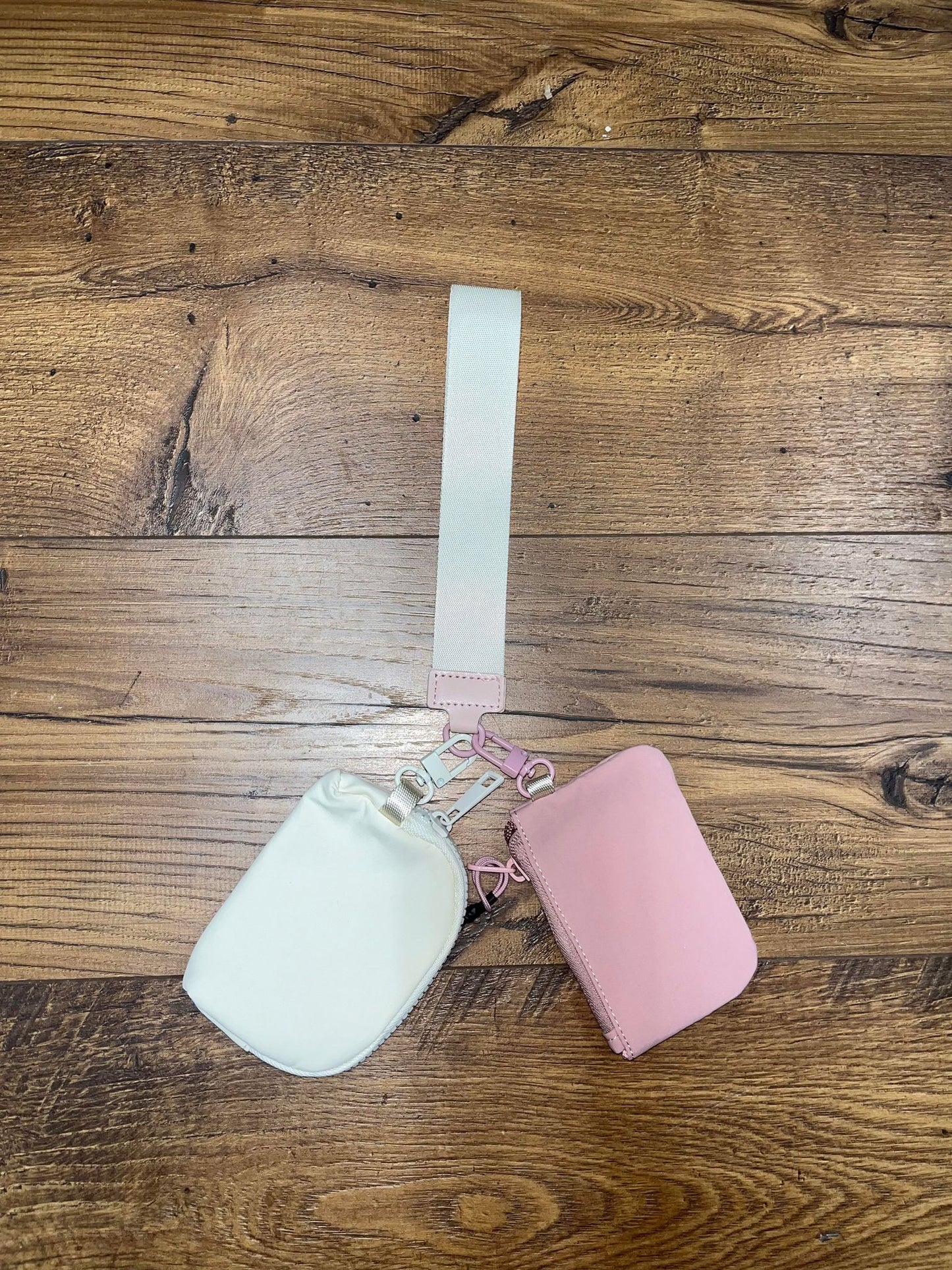 2 Pouch Colorblock Wristlet