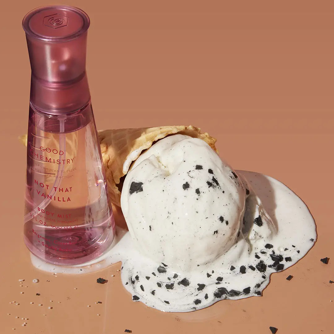 Not That Vanilla Body Mist | Good Chemistry Bergamot Cocoa Bean Amber Body Spray