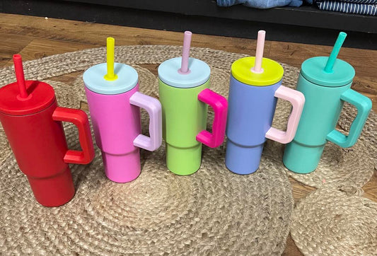 20oz Cups With A Flexable Straw