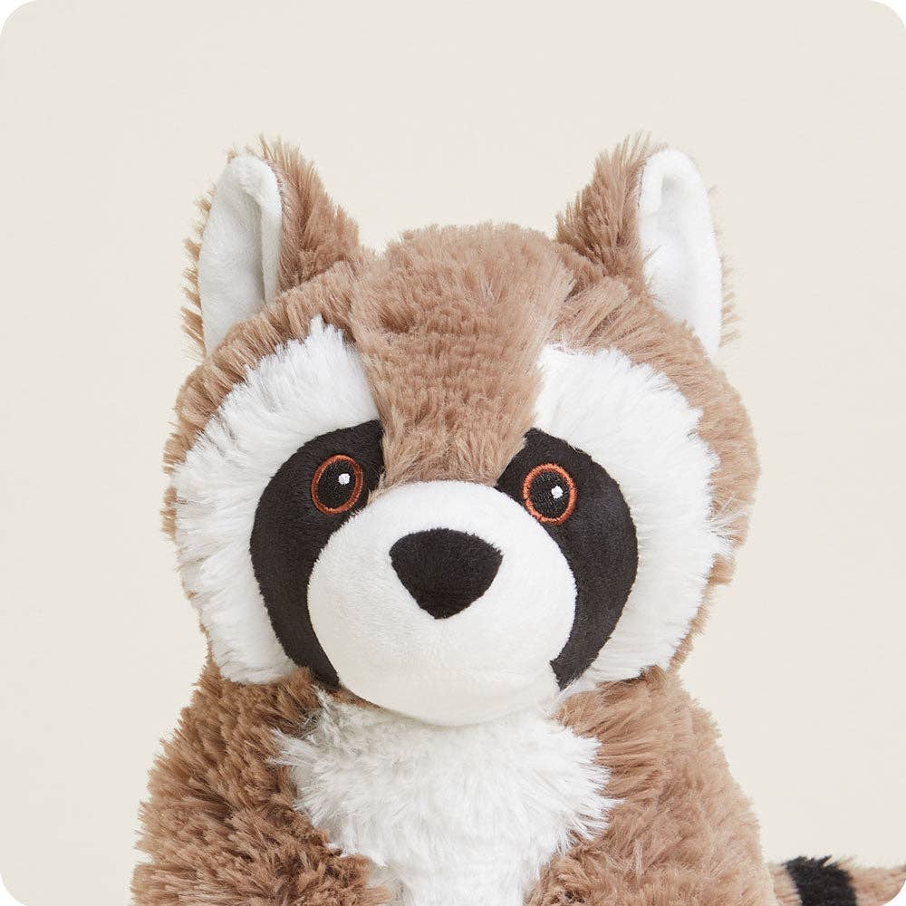 Raccoon Warmies Plush – Microwavable Lavender Scented Heating Pad Stuffed Animal for Stress Relief & Comfort