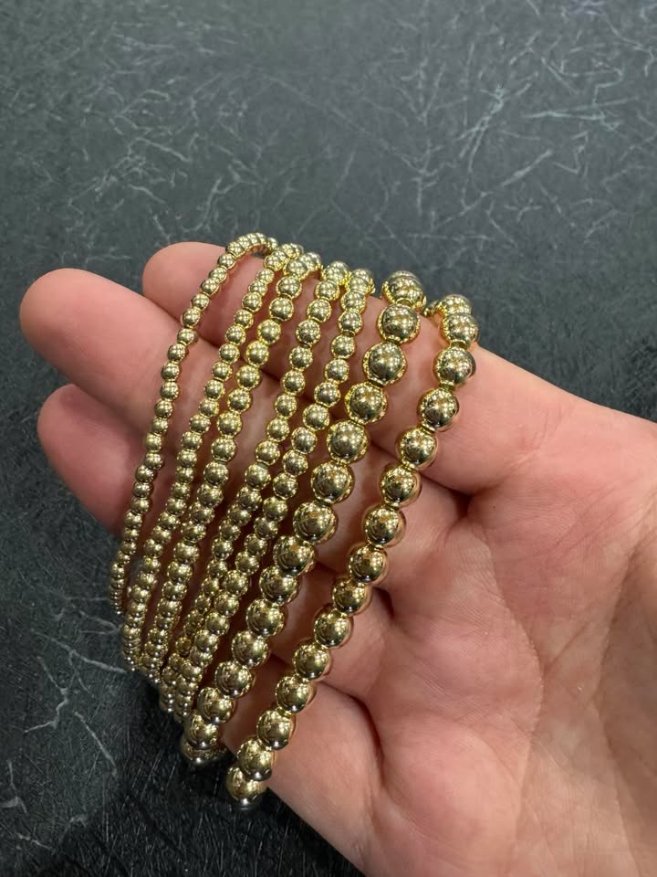 Stackable Bracelets | Mix-and-Match Beaded & Metallic Bracelet Set