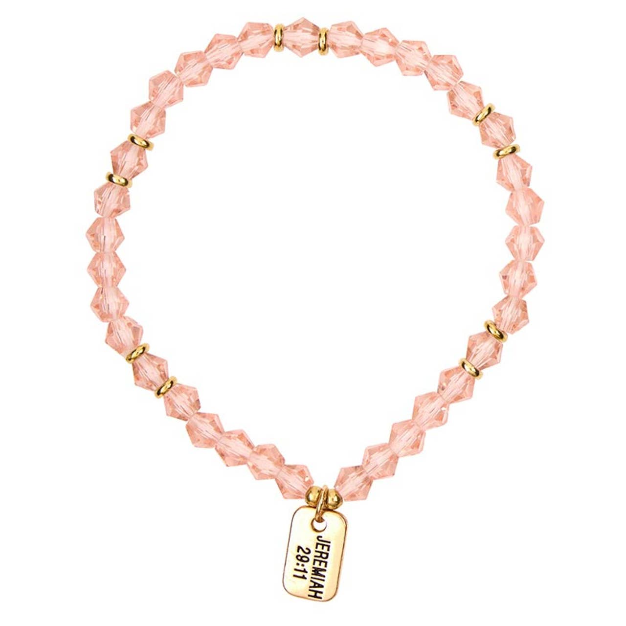 Purposeful Promises Glass Bead Bracelet | Assorted Scripture Bracelet