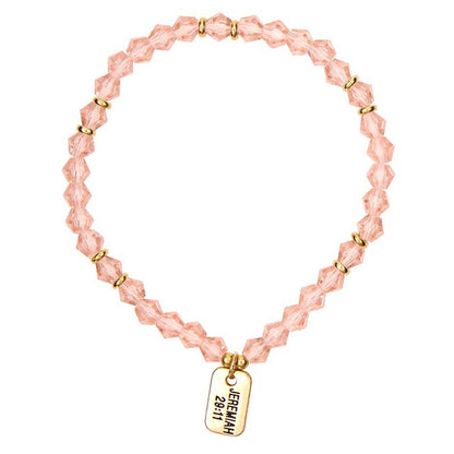 Purposeful Promises Glass Bead Bracelet | Assorted Scripture Bracelet