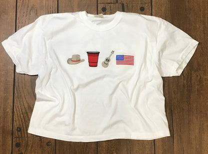 Custom Embroidered Tee Shirt – Personalized Graphic Tee by B7 Boutique