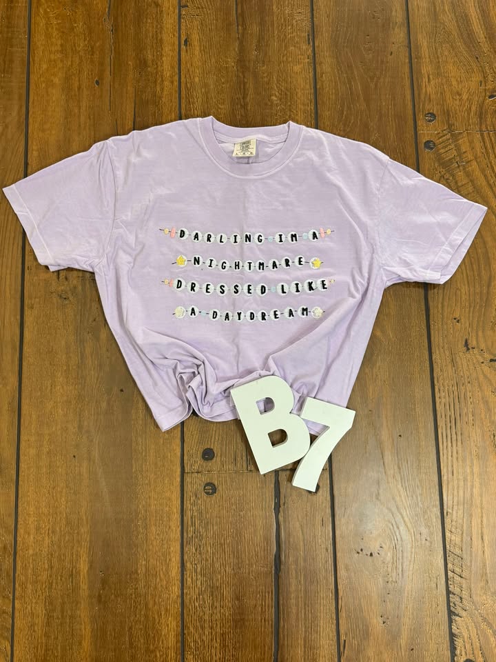 Custom Embroidered Tee Shirt by B7