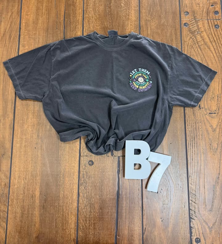 Custom Embroidered Tee Shirt by B7
