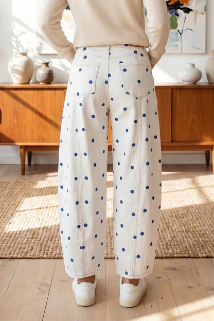 ~PREORDER~ Dot About You Polka Dot Barrel Jeans ~PREORDER~