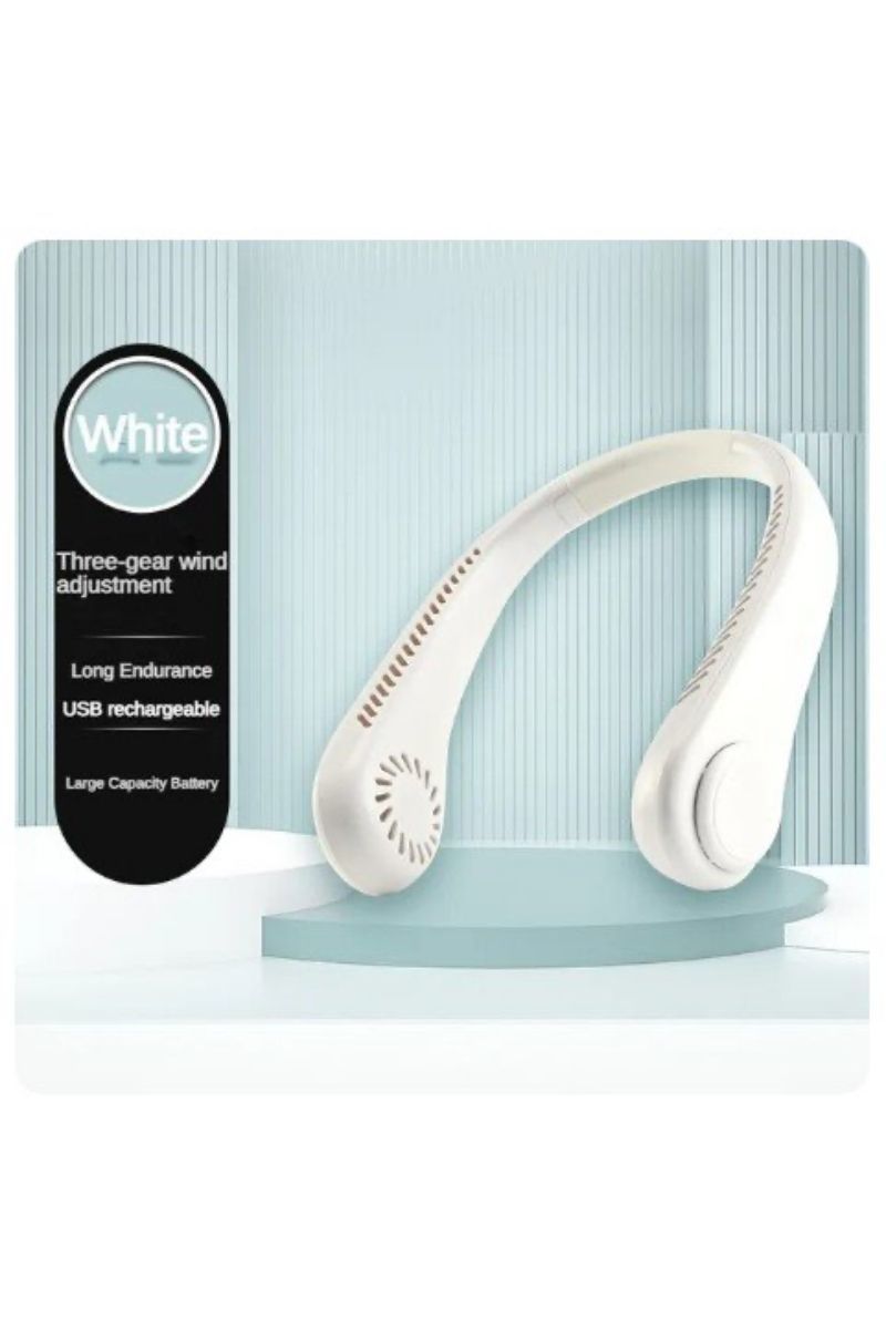 Portable Hands‑Free Bladeless Neck Fan | Lightweight 360° Personal Cooling Fan