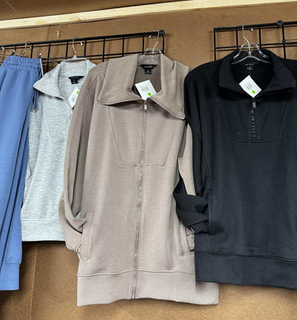 Plus-Size Full-Zip Jacket by Rae Mode – Soft Modal-Poly Blend