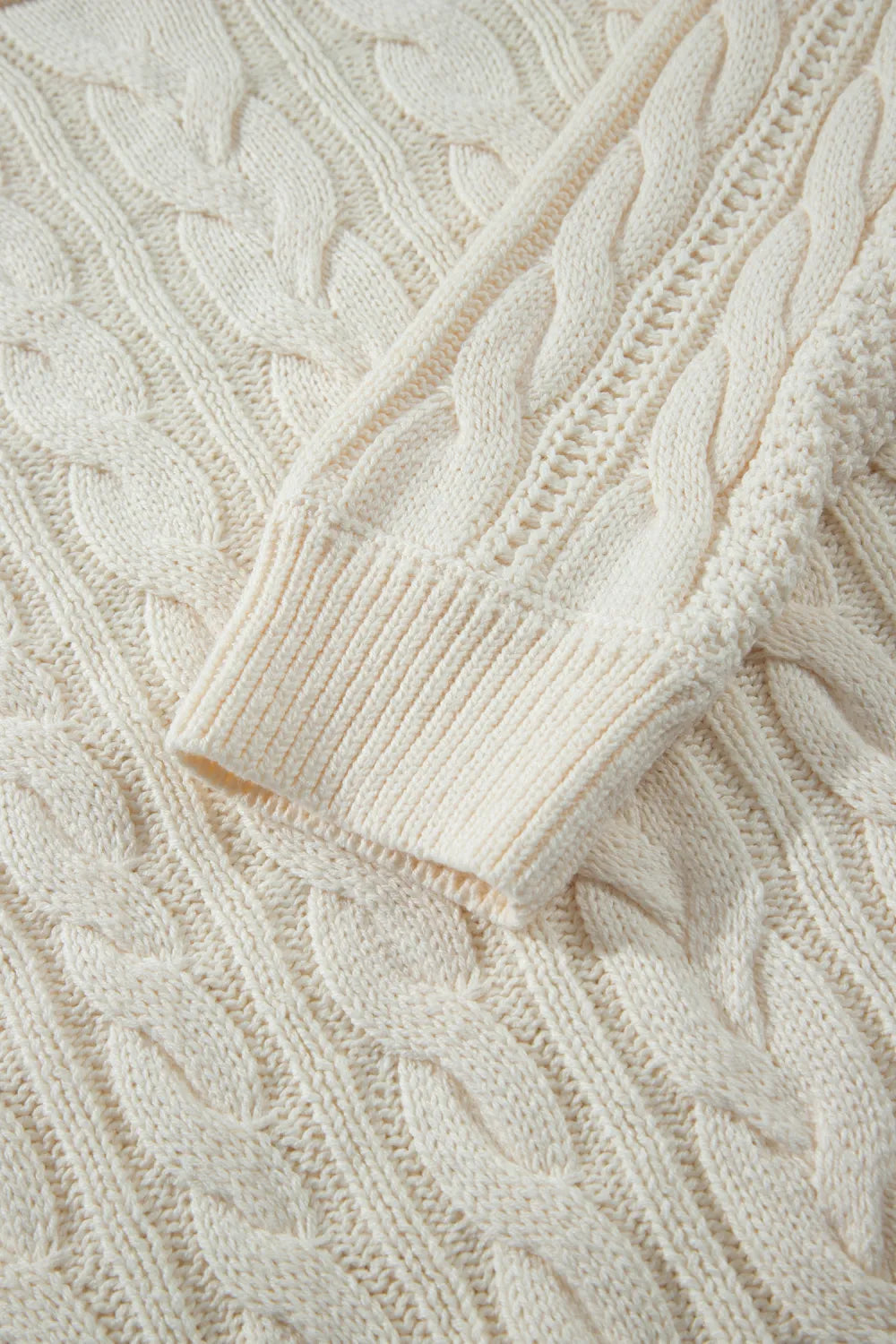 ~PREORDER~ Cream Cable Classic Sweater ~PREORDER~