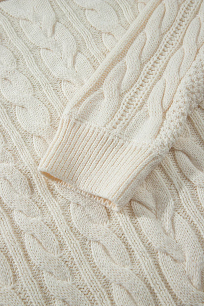 ~PREORDER~ Cream Cable Classic Sweater ~PREORDER~